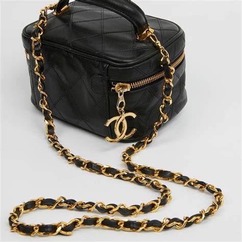 chanel small vanity case price|chanel vintage vanity case bag.